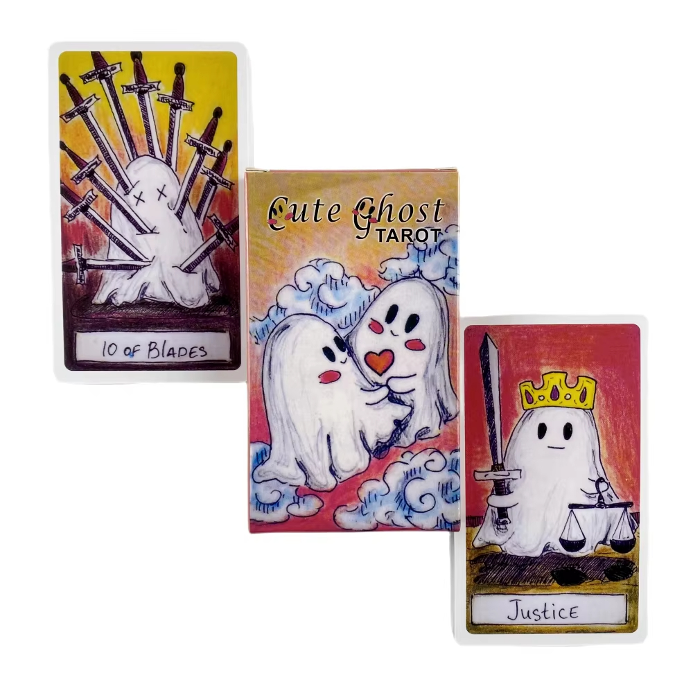 Party Games Adult Birthday - Set Mainan Kartu Tarot Hantu Lucu,