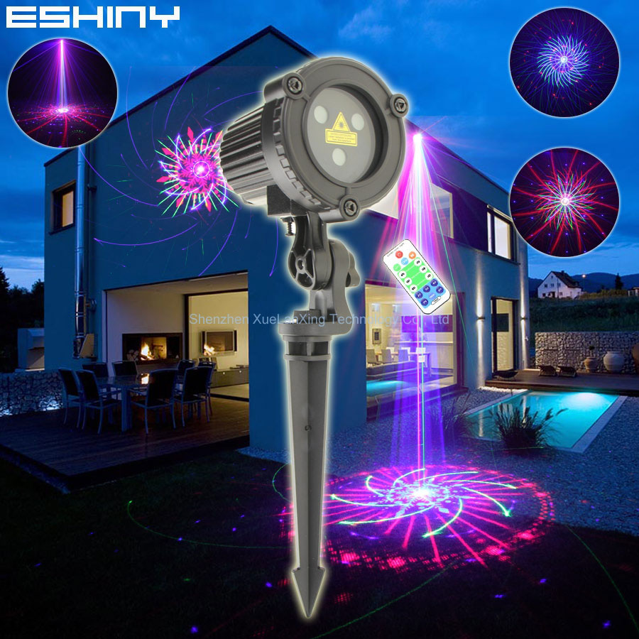 Games Garden Party - ESHINY RGB lampu Laser lanskap bergerak