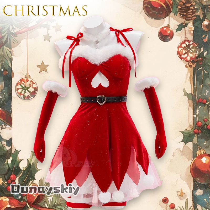 Party Games Online Free - Kostum Cosplay Gaun Tanpa Tali Beludru