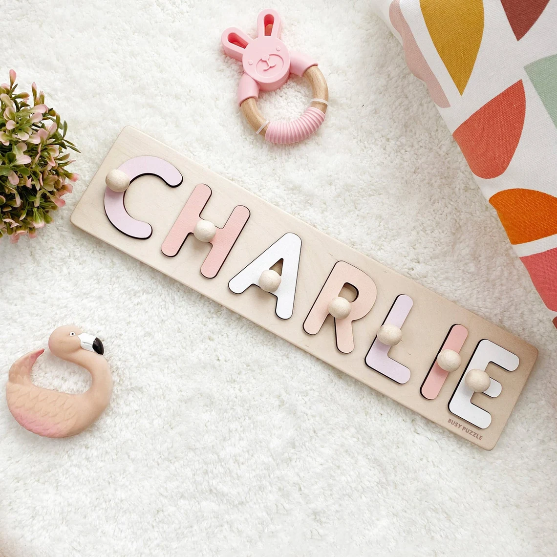 Party Games Baby Shower - Teka-teki Nama yang Dipersonalisasi Dengan Pasak