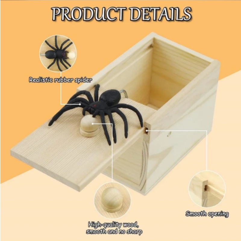 Kotak Trik Laba-laba Hadiah Lu - Party Games Easter ulasan dan harga