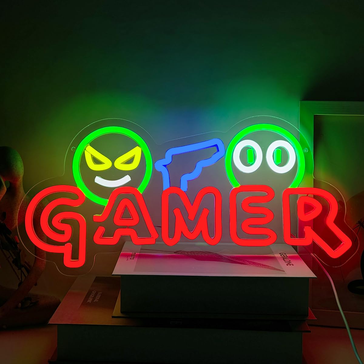 Lampu Dinding LED Neon Sign Ga - Party Games Easter ulasan dan harga