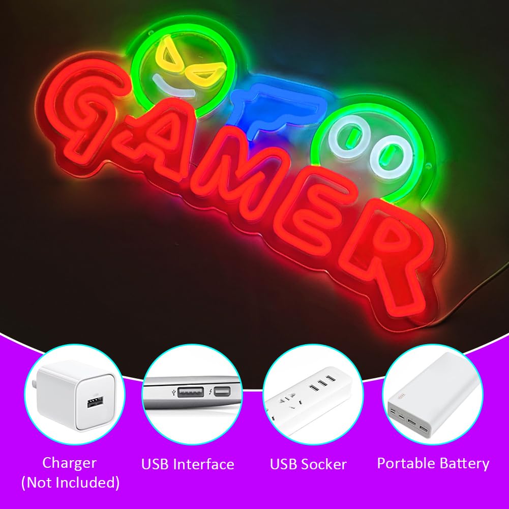 Lampu Dinding LED Neon Sign Ga - Party Games Easter ulasan dan harga