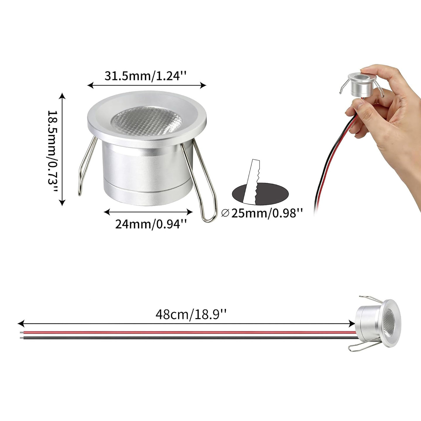 Set Lampu Sorot LED Mini Terse - Ladder Toss Set ulasan dan harga
