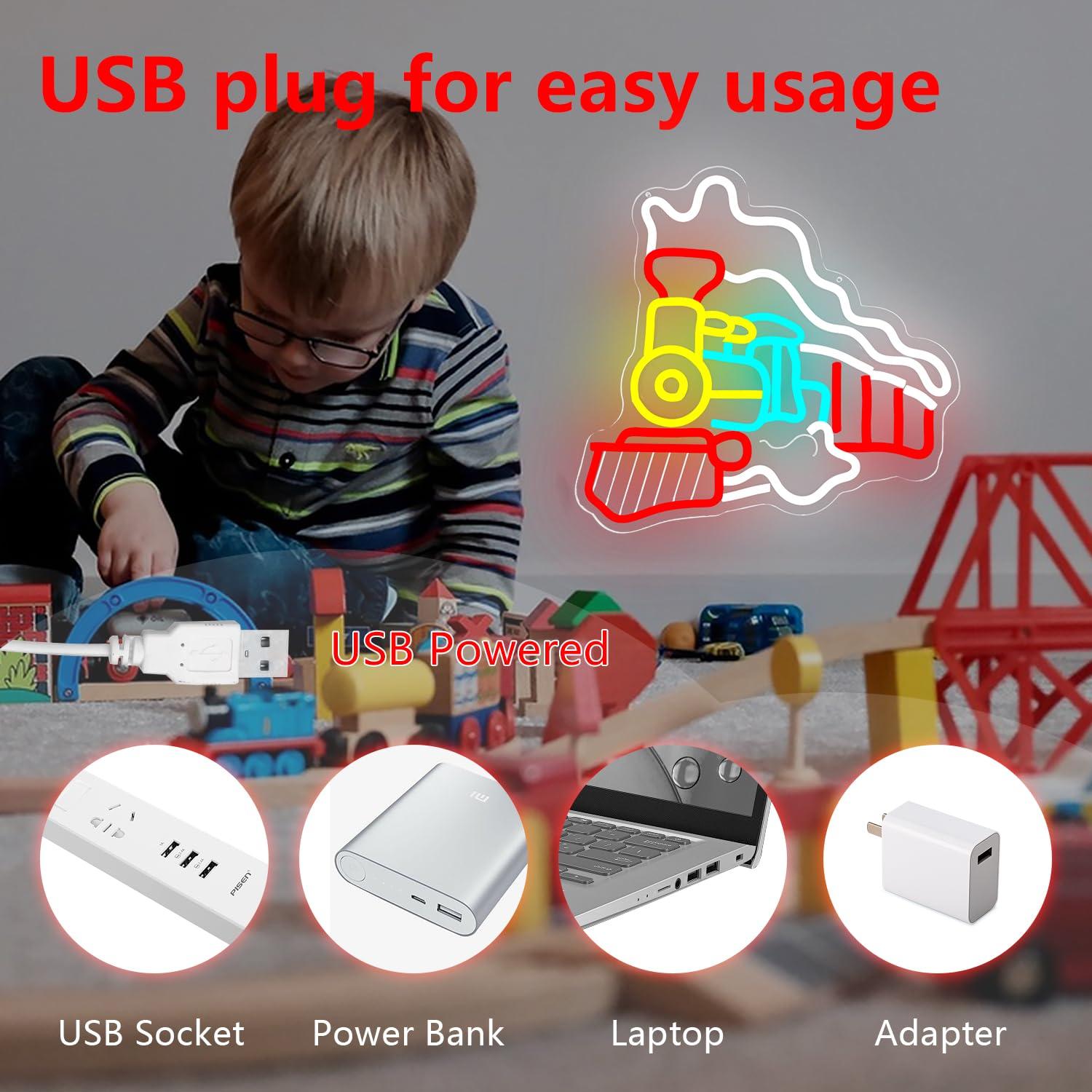 Lampu Neon Kereta Uap USB LED  - Party Games Steam Free ulasan dan harga