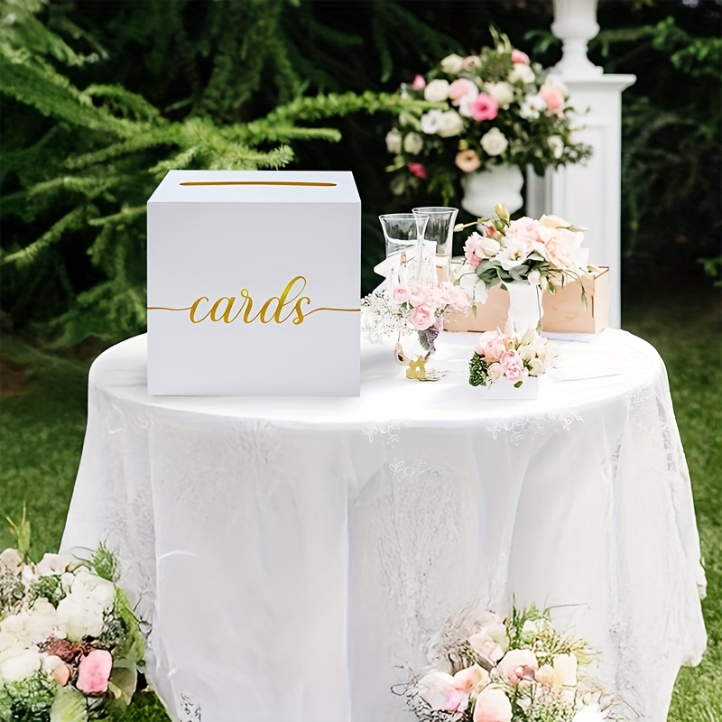 4 Buah Kartu Pernikahan Putih  - Party Games Baby Shower ulasan dan harga