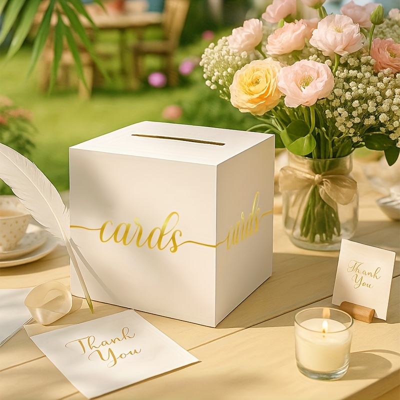 4 Buah Kartu Pernikahan Putih  - Party Games Baby Shower ulasan dan harga