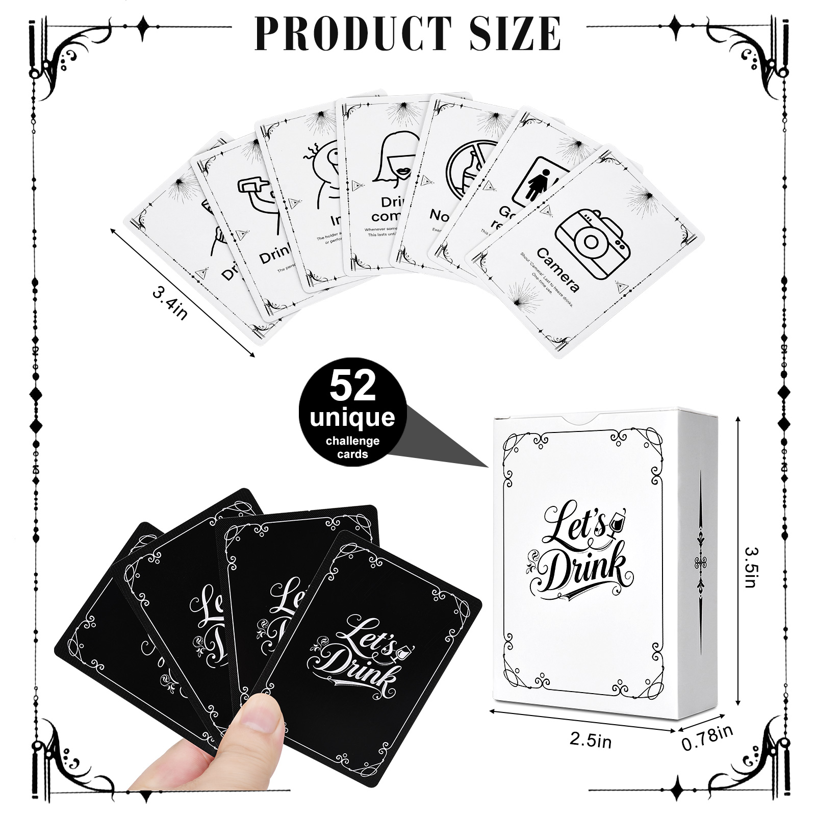 Kartu Permainan Minum untuk De - Party Games Adult Birthday ulasan dan harga