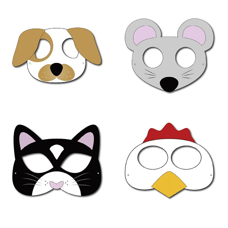 10 Buah Masker Kertas Cosplay  - Party Games Gender Reveal ulasan dan harga