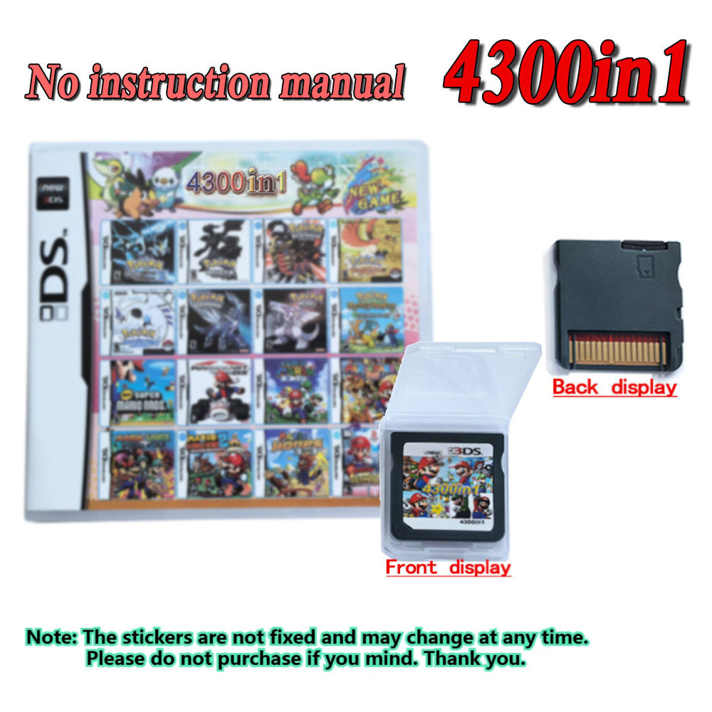 4300 in 1 Kompilasi DS NDS 3DS - Party Games Gender Reveal ulasan dan harga