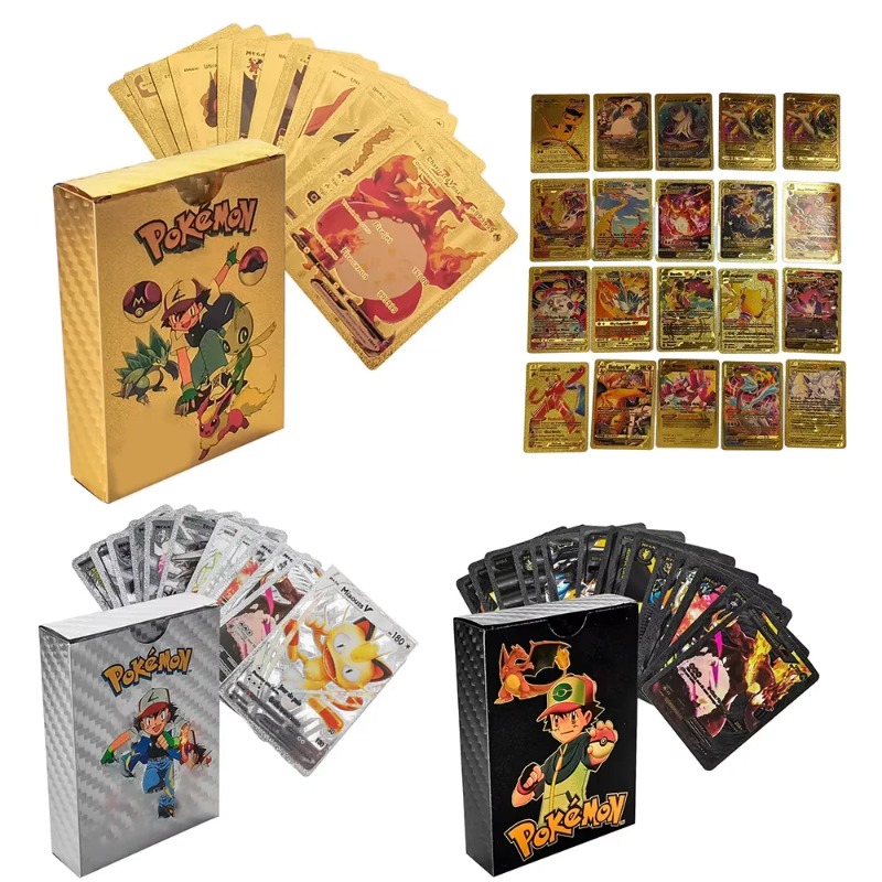 55PCS Kartu Pokemon Vmax GX Ko - Party Games Board Game ulasan dan harga
